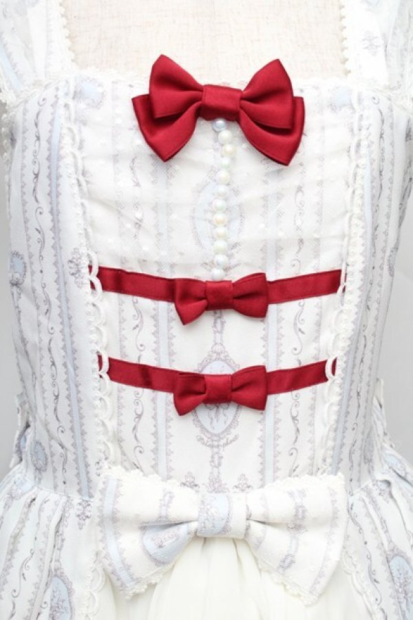 画像3: metamorphose / 思い出のすずらんフリルジャンパースカート  オフ S-25-12-20-001-ME-OP-AS-ZS (3)