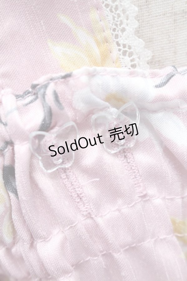 画像5: metamorphose / リボンサーキュラージャンパースカート（フラワー） 1 ピンク S-25-12-20-006-ME-OP-AS-ZS (5)