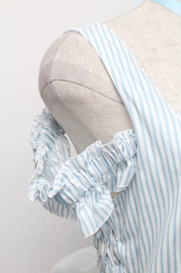 画像5: metamorphose / シナモロールコラボ　エプロン付きジャンパースカート  サックス S-25-12-20-009-ME-OP-AS-ZS (5)