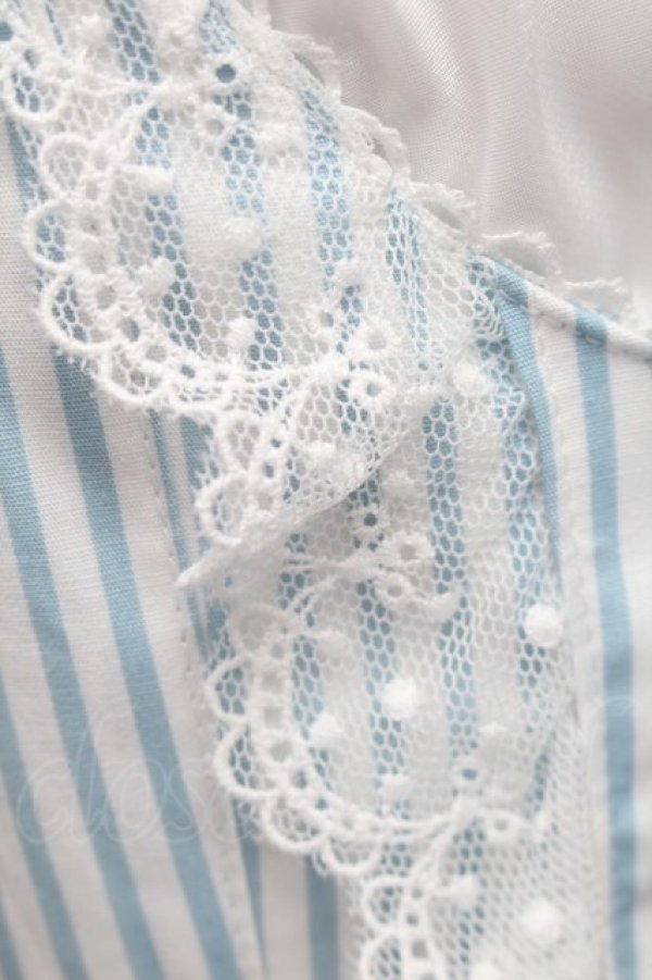 画像8: metamorphose / シナモロールコラボ　エプロン付きジャンパースカート  サックス S-25-12-20-009-ME-OP-AS-ZS (8)