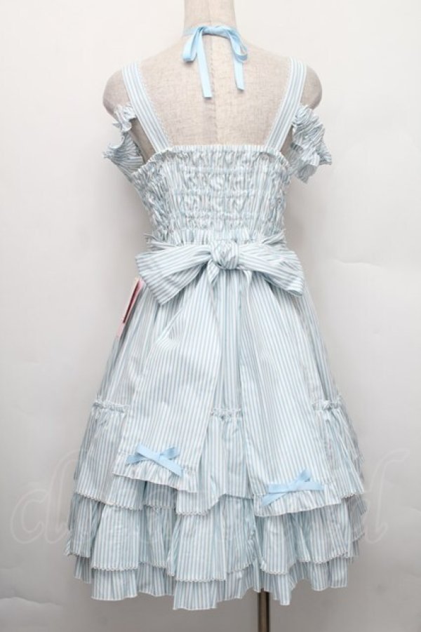 画像10: metamorphose / シナモロールコラボ　エプロン付きジャンパースカート  サックス S-25-12-20-009-ME-OP-AS-ZS (10)