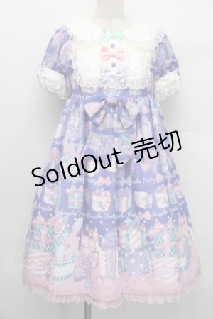 画像: Angelic Pretty / ラッピングハートワンピース  ラベンダー S-25-12-20-012-AP-OP-AS-ZS