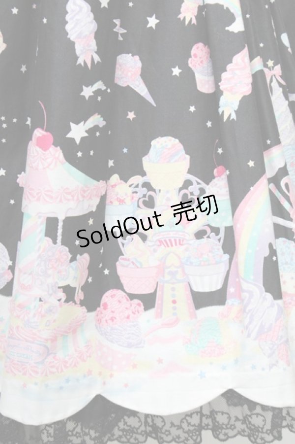 画像5: Angelic Pretty / MilkyPlanetジャンパースカートSet  黒 S-25-12-20-014-AP-OP-ET-ZS (5)