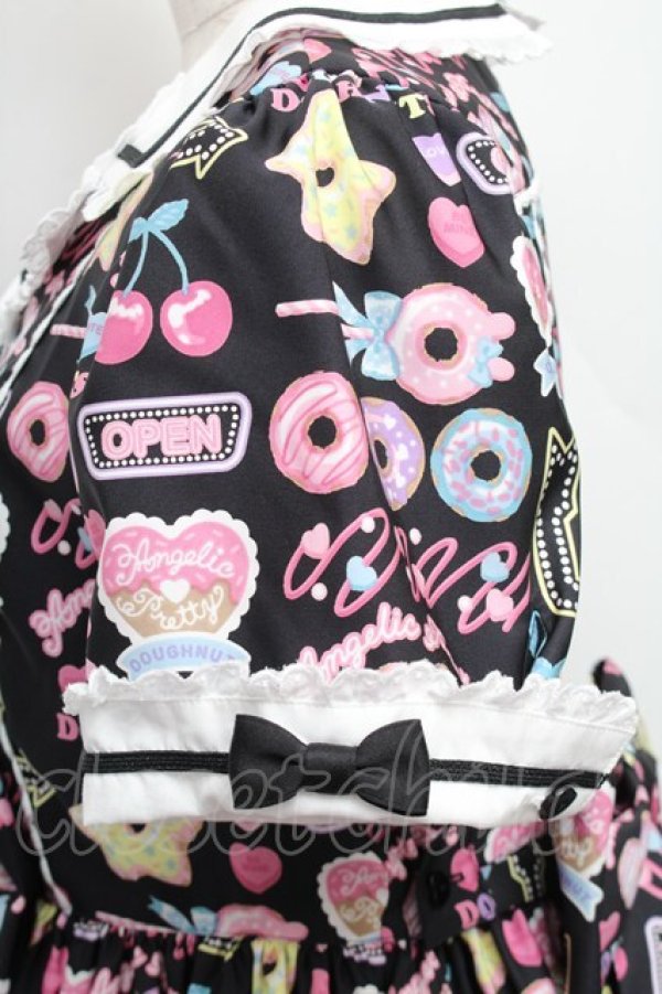 画像3: Angelic Pretty / Toy's Donut Dinerワンピース  クロ S-25-12-20-015-AP-OP-SZ-ZS (3)