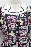 画像4: Angelic Pretty / Toy's Donut Dinerワンピース  クロ S-25-12-20-015-AP-OP-SZ-ZS (4)