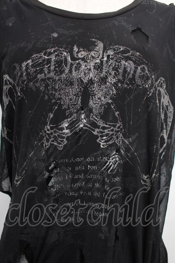 画像3: h.ANARCHY / メッシュ重ねタンク  黒 S-25-12-21-053-HN-TO-HR-ZS (3)