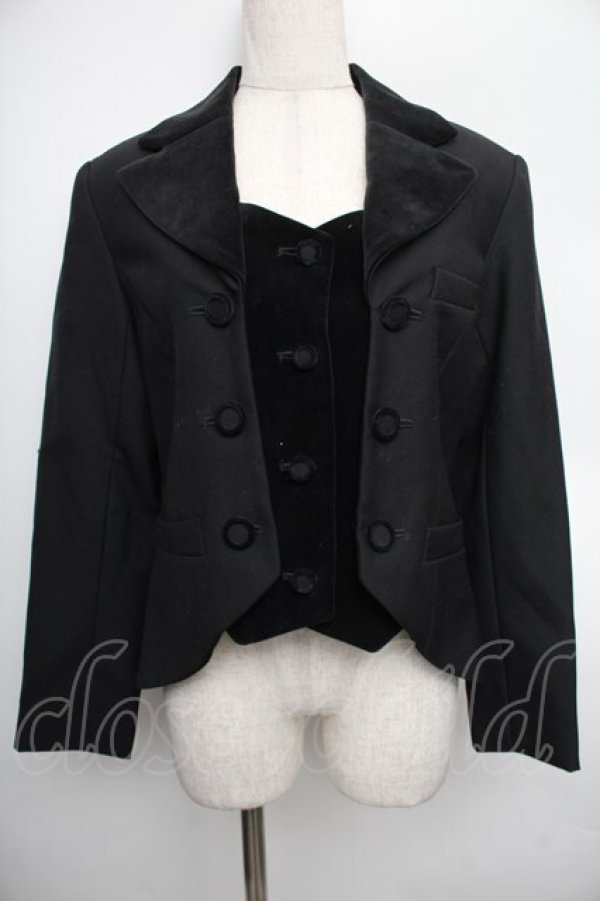 画像1: Jane Marple / ナポレオンデザインジャケット  グレー S-25-12-21-063-JM-JA-AS-ZS (1)