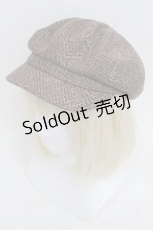 画像: an another angelus / チェックキャスケット  ブラウン S-25-12-21-011-CA-AC-AS-ZS