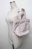 画像3: Maison de FLEUR / 撥水加工フラワープリントトートバッグS  白 S-25-12-21-017-LO-BG-AS-ZS (3)