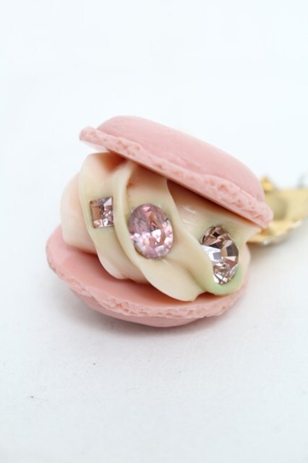 画像3: Q-pot. / ストロベリーマカロンストラップ  ピンク S-25-12-21-002-QP-ZA-SZ-ZS (3)