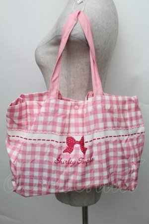 画像: Shirley Temple / エコバッグ  ピンク S-25-12-21-019-ET-BG-AS-ZS