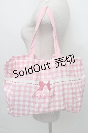 画像: Shirley Temple / エコバッグ  ピンク S-25-12-21-019-ET-BG-AS-ZS