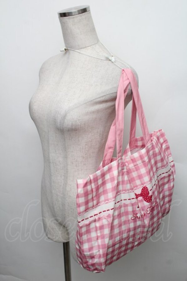 画像3: Shirley Temple / エコバッグ  ピンク S-25-12-21-019-ET-BG-AS-ZS (3)