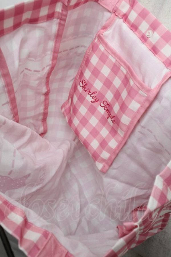 画像4: Shirley Temple / エコバッグ  ピンク S-25-12-21-019-ET-BG-AS-ZS (4)