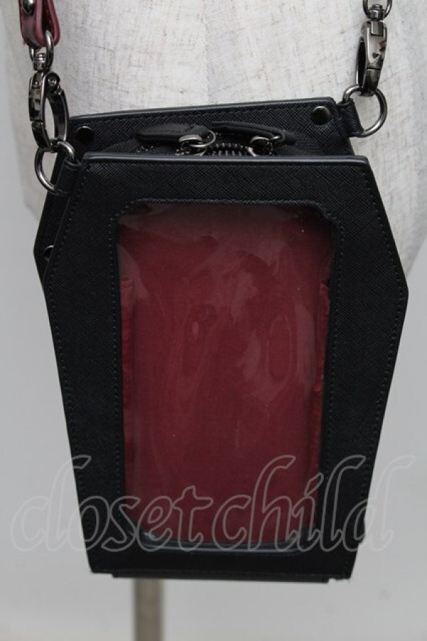 画像2: NIBBLE POISON / コフィンマルチショルダー  ワイン S-25-12-21-020-GO-ZA-AS-ZS (2)