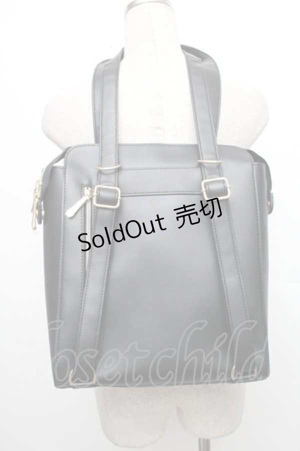 画像2: m petit by misako / AMリュック  黒 S-25-12-21-023-LO-BG-AS-ZS (2)