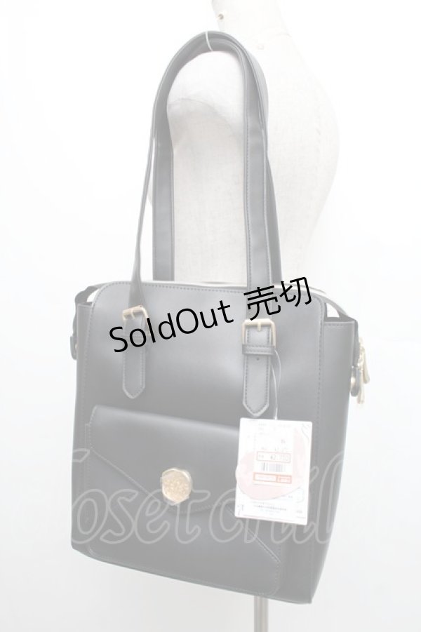 画像4: m petit by misako / AMリュック  黒 S-25-12-21-023-LO-BG-AS-ZS (4)