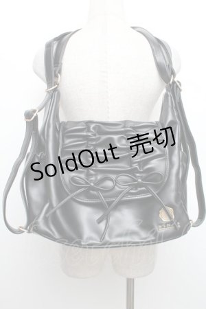 画像: m petit by misako / 2WAYバッグ  黒 S-25-12-21-024-LO-BG-AS-ZS