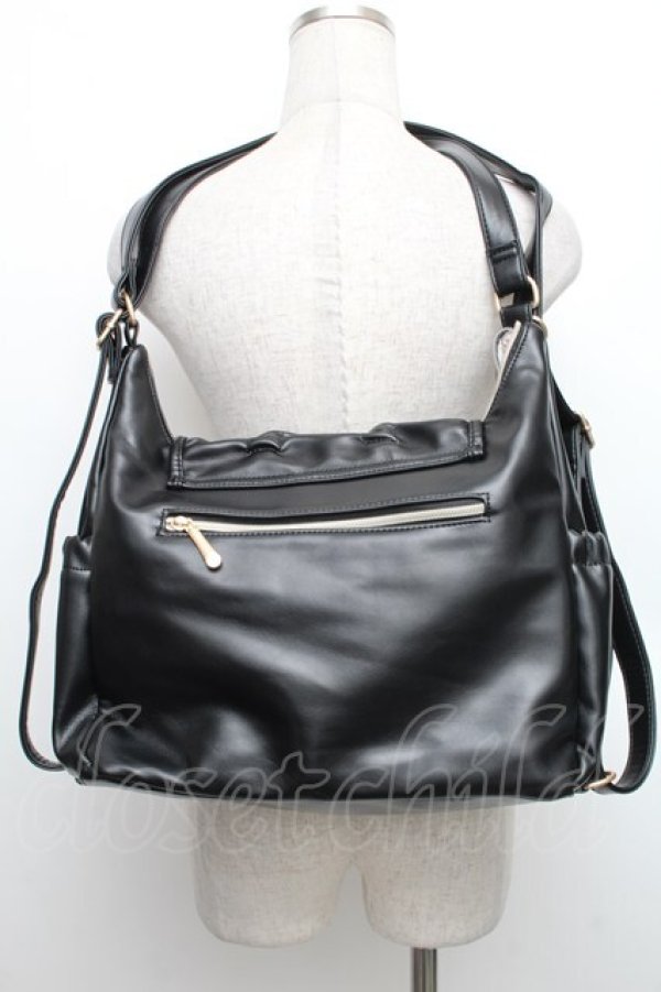 画像2: m petit by misako / 2WAYバッグ  黒 S-25-12-21-024-LO-BG-AS-ZS (2)