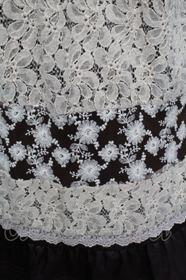 画像4: axes femme / レースレイヤードワンピース  ブラウン S-25-12-23-026-AX-OP-HR-ZS (4)