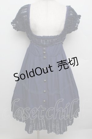 画像: LIZ LISA / レースチュニック  青 S-25-12-23-029-LO-TO-HR-ZS