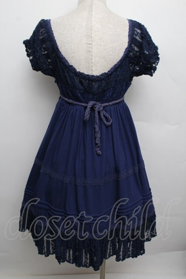 画像3: LIZ LISA / レースチュニック  青 S-25-12-23-029-LO-TO-HR-ZS (3)