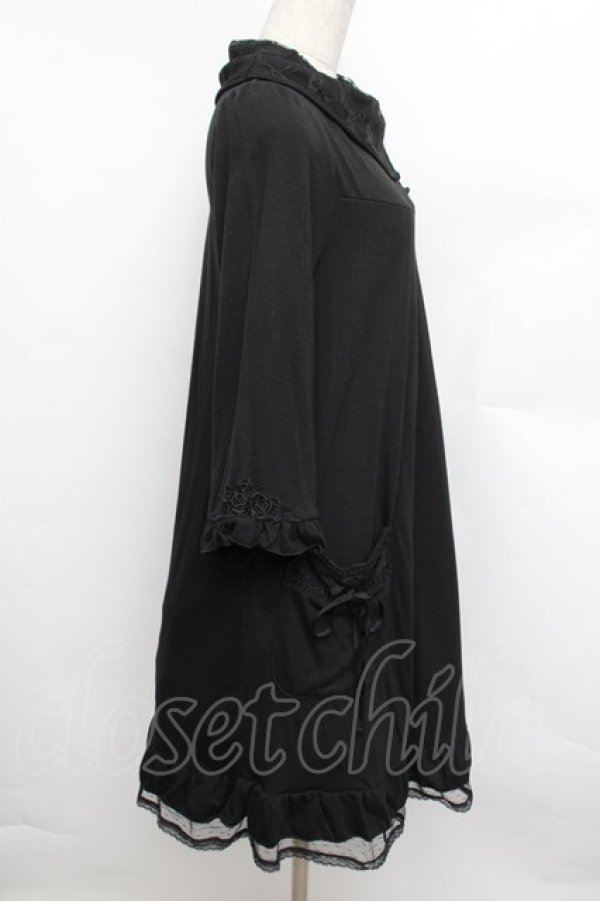 画像2: axes femme / 2wayタートルカットソーワンピ  黒 S-25-12-23-033-AX-OP-HR-ZS (2)