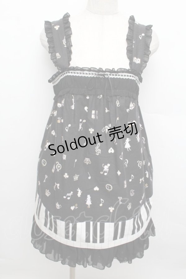 画像1: PEACE NOW / アリスptチュニック  黒 S-25-12-23-037-PU-OP-HR-ZS (1)