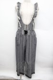 画像1: axes femme / ワイドパンツサロペット  グレー S-25-12-23-038-AX-OP-HR-ZS (1)