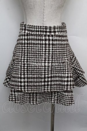 画像: An MILLE / ツイードデザインスカート  ブラウン S-25-12-23-042-EL-SK-AS-ZS