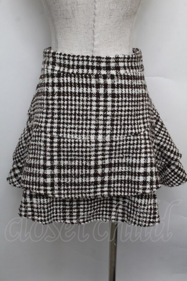 画像1: An MILLE / ツイードデザインスカート  ブラウン S-25-12-23-042-EL-SK-AS-ZS (1)