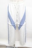 画像1: REFLEM / 2WAY切替ジャージパンツ  白ｘサックス S-25-12-23-045-PU-PA-HR-ZS (1)