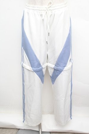 画像: REFLEM / 2WAY切替ジャージパンツ  白ｘサックス S-25-12-23-045-PU-PA-HR-ZS