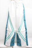画像1: AdaNous / Guardian Jersey Bottom  白ｘグリーン S-25-12-23-046-PU-JA-HR-ZS (1)