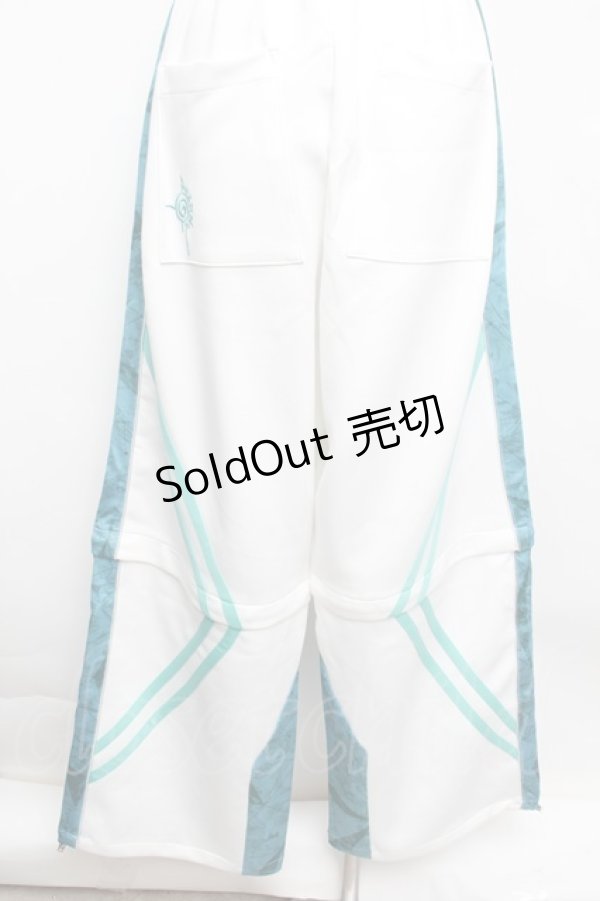 画像4: AdaNous / Guardian Jersey Bottom  白ｘグリーン S-25-12-23-046-PU-JA-HR-ZS (4)