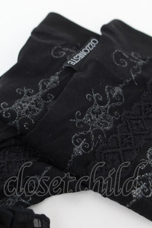 画像3: Ozz oneste / クロスカメオアームカバー  黒 S-25-12-23-049-OO-ZA-HR-ZS (3)