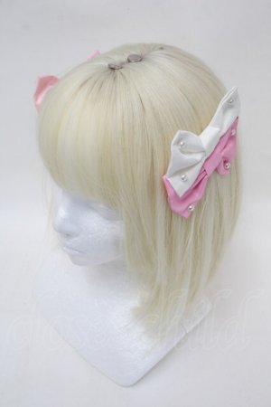 画像: Angelic Pretty / カラフルツインコーム  ピンク S-25-12-23-052-AP-AC-HR-ZS