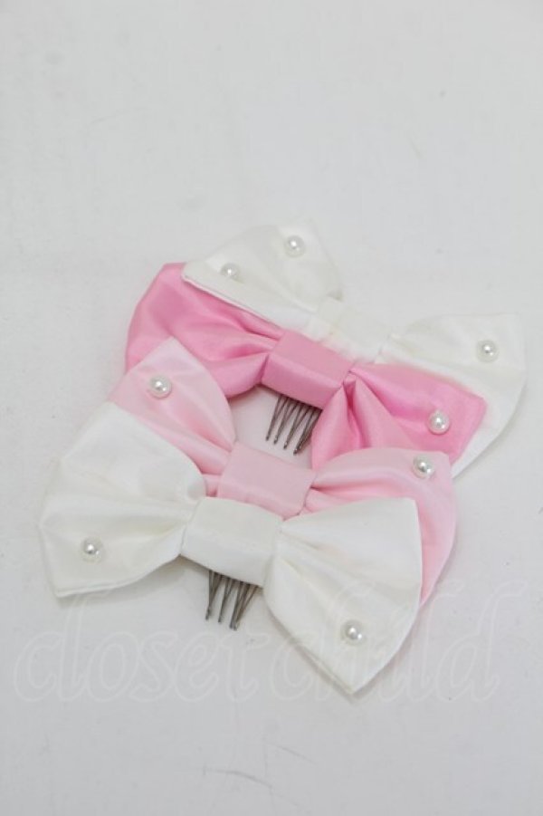 画像2: Angelic Pretty / カラフルツインコーム  ピンク S-25-12-23-052-AP-AC-HR-ZS (2)