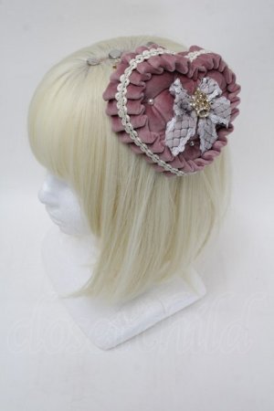 画像: Hoshibako Works / カクテルハット「ハートギフト」  ピンク S-25-12-23-057-LO-AC-HR-ZS