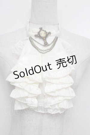 画像: Ozz oneste / クロスカメオレースジャボタイ  キナリ S-25-12-23-059-OO-ZA-HR-ZS