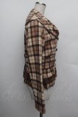 画像2: axes femme / ウールチェックジャケット  ベージュ S-25-12-23-008-AX-CO-HR-ZS (2)