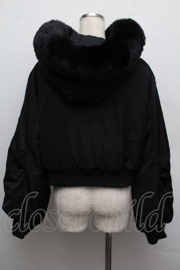 画像3: EATME / フェイクファーブルゾン  黒 S-25-12-23-014-LO-JA-HR-ZS (3)