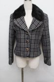 画像1: Jane Marple / ウールチェックジャケット  グレー S-25-12-23-015-JM-JA-AS-ZS (1)