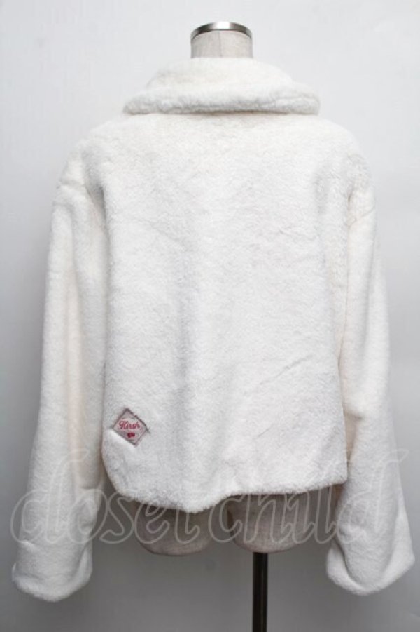 画像2: LOLITA / さくらんぼファーブルゾン  白 S-25-12-23-002-LO-JA-HR-ZS (2)