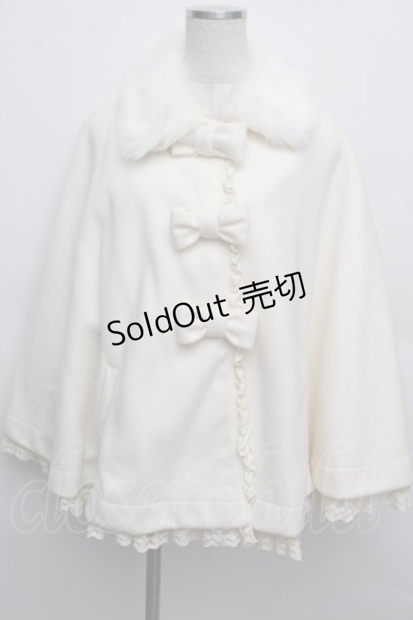 画像1: LIZ LISA / 三連リボンポンチョ  キナリ S-25-12-23-003-LO-CO-HR-ZS (1)