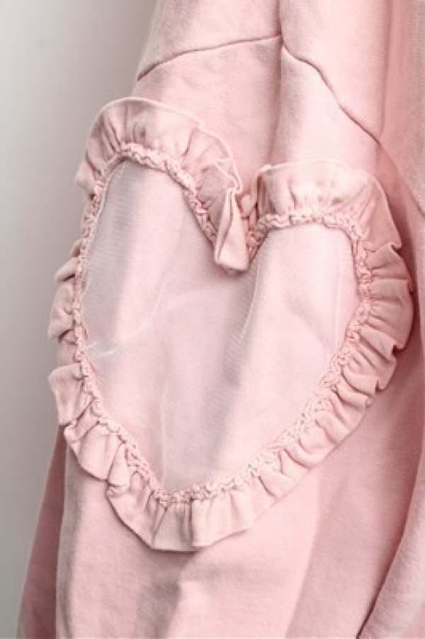 画像4: Candy Stripper / ハートパーカー  ピンク S-25-12-24-037-PU-TO-AS-ZS (4)