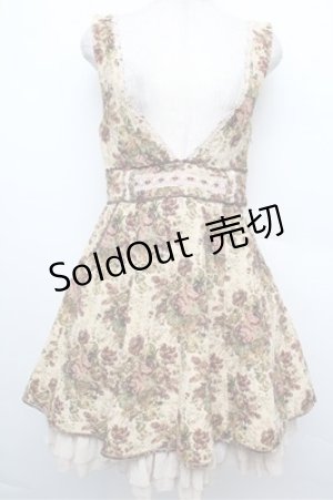 画像: axes femme / ゴブランジャンドレ  ベージュ S-25-12-24-041-AX-OP-HR-ZS