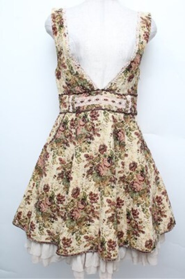 画像1: axes femme / ゴブランジャンドレ  ベージュ S-25-12-24-041-AX-OP-HR-ZS (1)