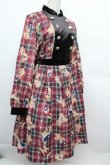 画像3: axes femme kawaii / ロイヤルベアーズ柄ワンピース  赤 S-25-12-24-046-AX-OP-AS-ZS (3)