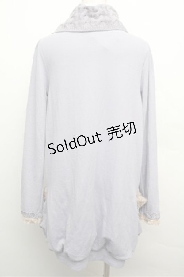 画像2: axes femme / 雪の結晶プリントチュニ  ラベンダー S-25-12-24-048-AX-OP-HR-ZS (2)